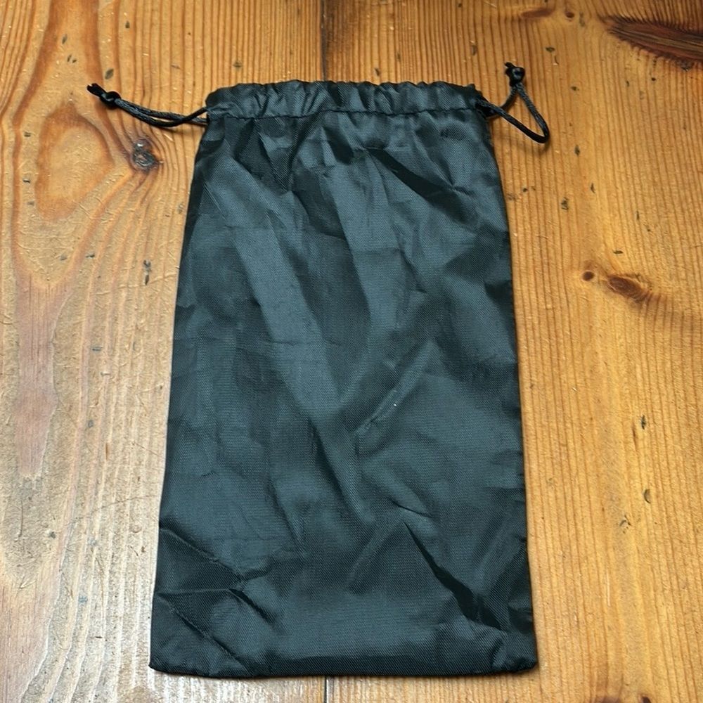 Black Drawstring Bag